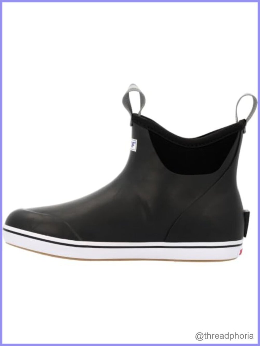 XTRATUF Women's 6 Inch Ankle Deck Boots Rubber Waterproof Slip-Resistant Fishing
